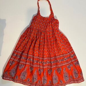 Old Navy Toddler Halter Sundress Red White Blue 4th or July Size 2T